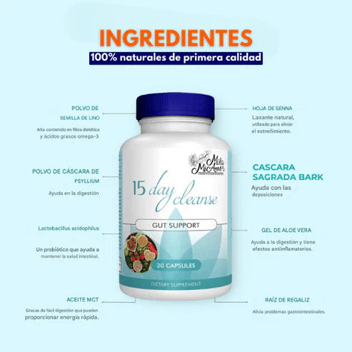 15 Day Cleanse Desintoxica tu cuerpo y baja de peso en solo 15 días