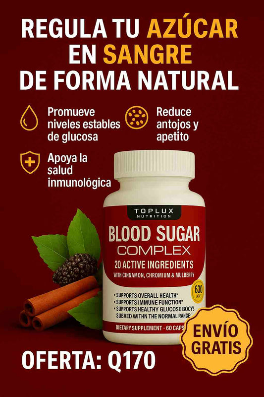 Blood Sugar Complex: Control Natural del Azúcar